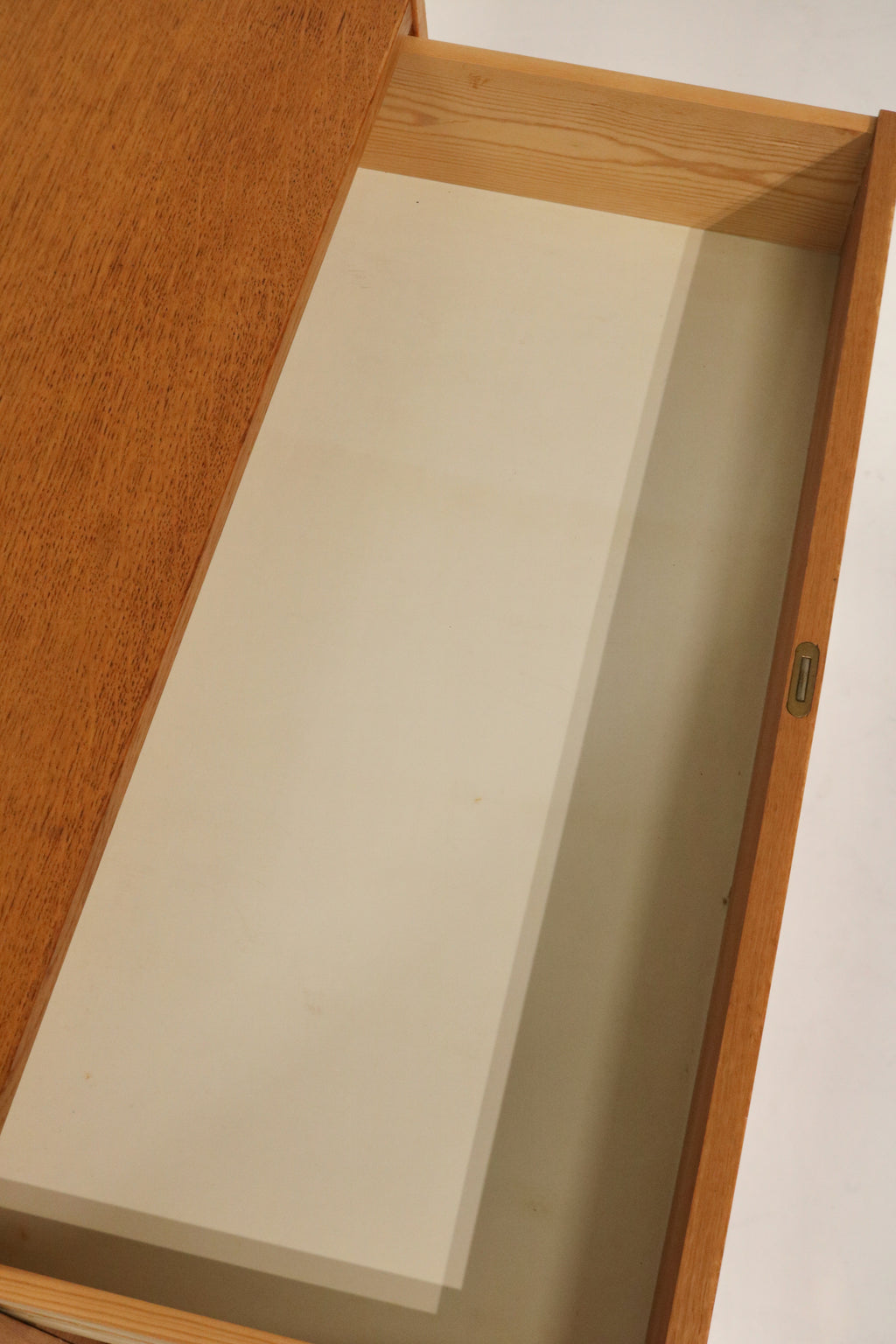 Vintage Swedish Oak Pine Small Chest Of Drawers Dresser