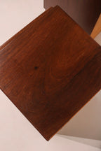 Vintage Mcm Solid Wood Walnut Nightstands Or Bedside Tables
