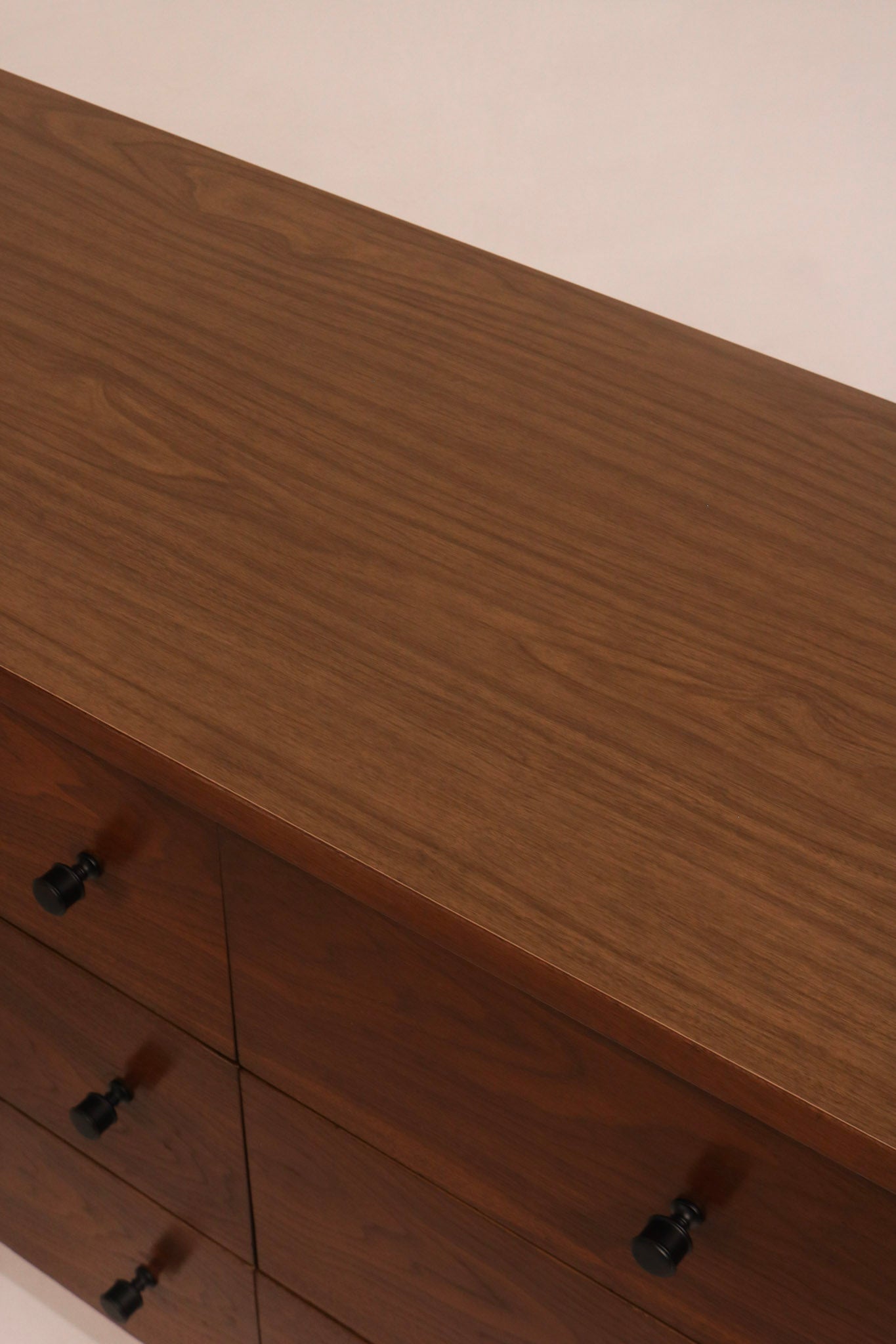 Mid Century Modern Walnut Wood 6 Drawers Dresser By Stanley