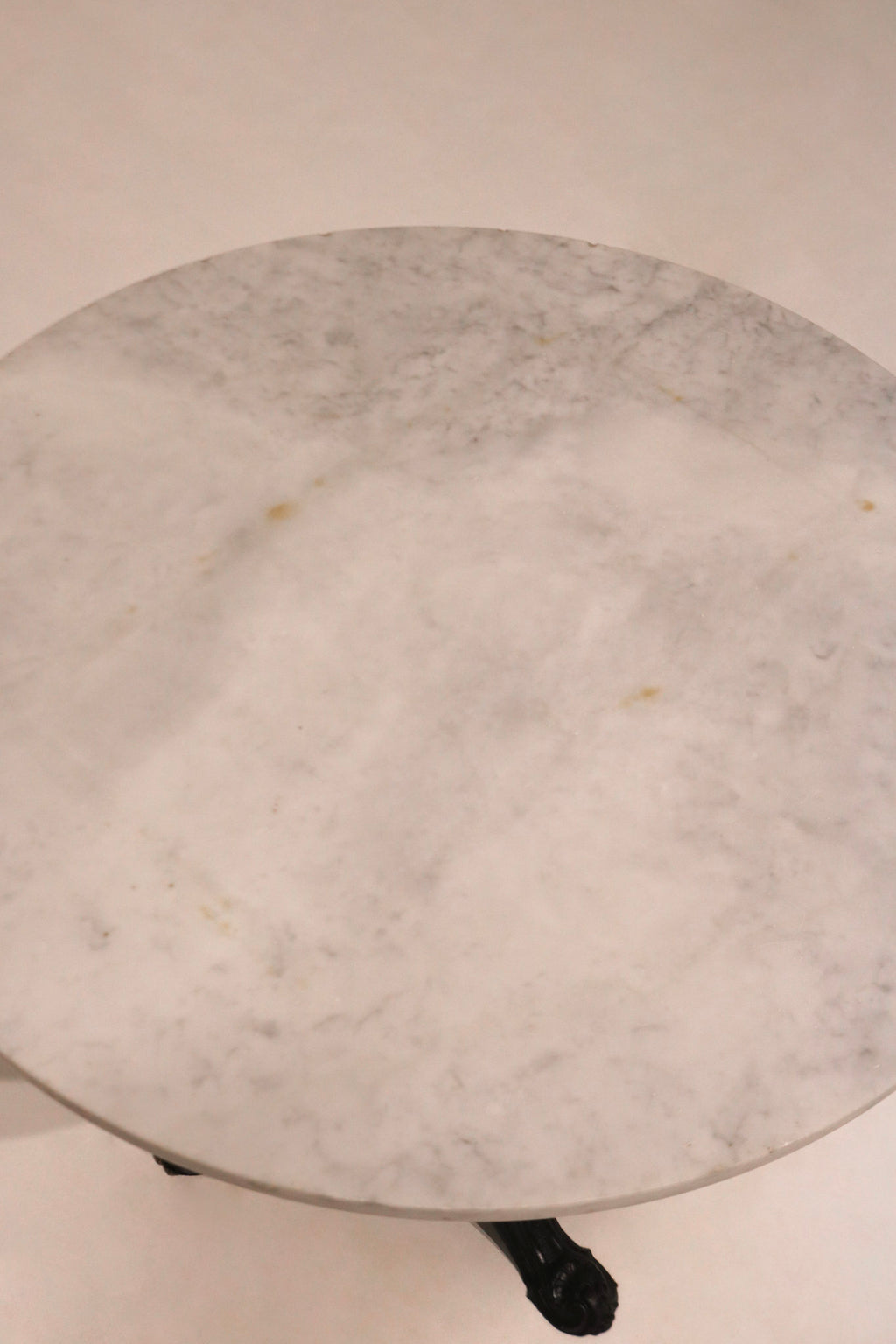 Vintage Marble Bistro Table Made In Italy