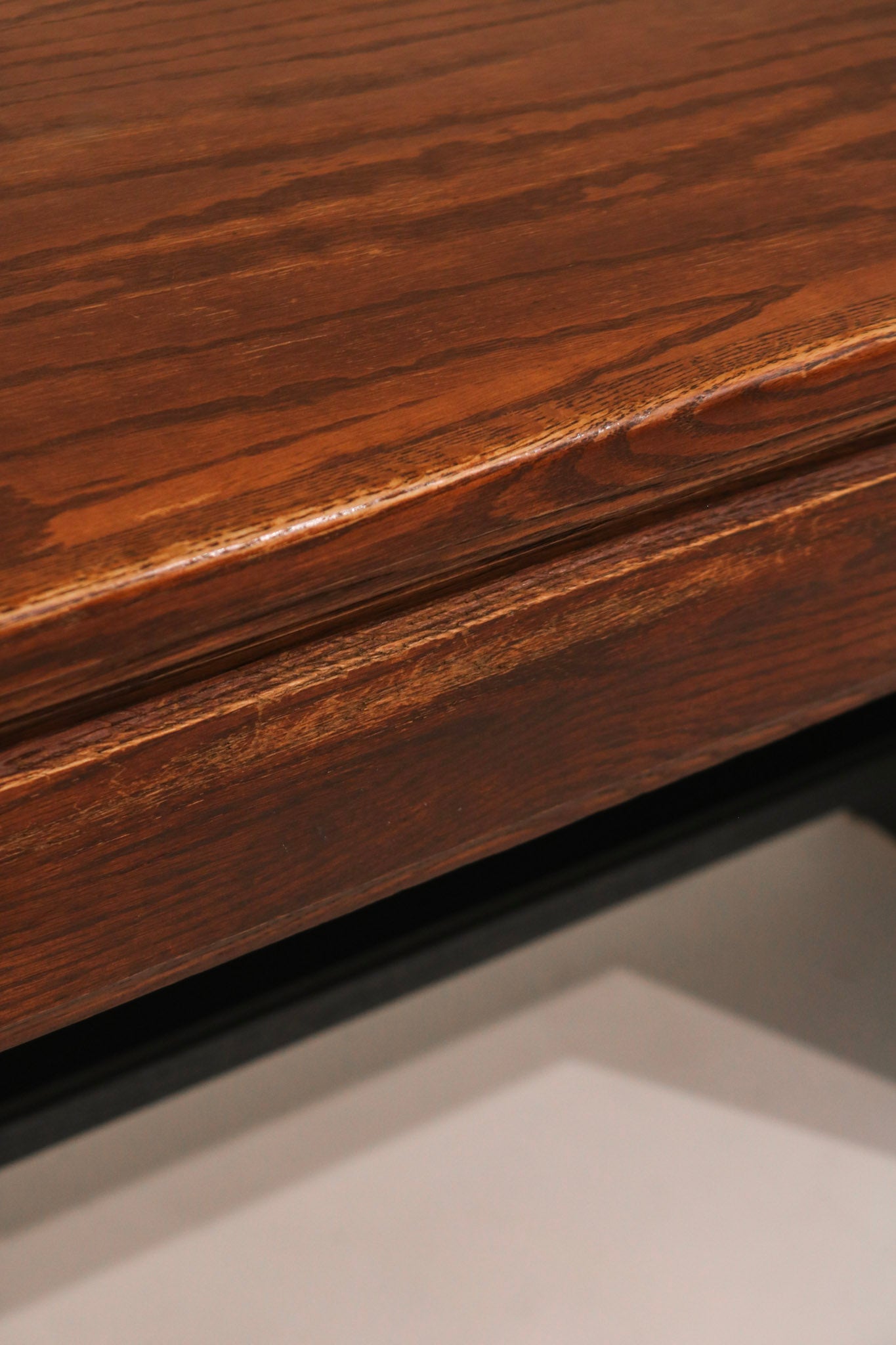Rustic Vintage Wooden Table Desk With Drawers