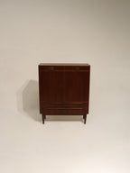 Danish Mcm Vintage Teak Wood Chest Of Drawer Cabinet