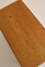Vintage Swedish Oak Pine Small Chest Of Drawers Dresser