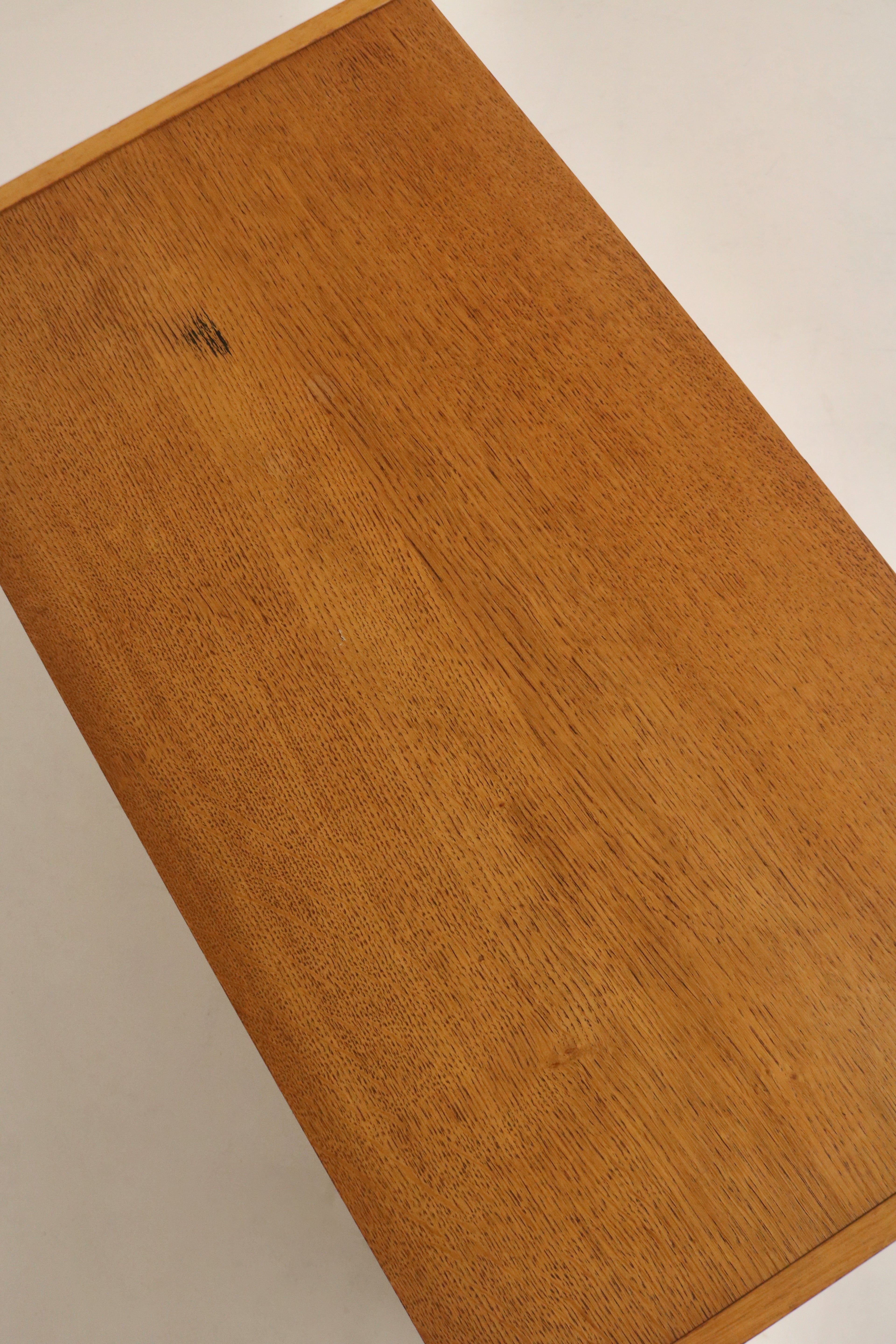 Vintage Swedish Oak Pine Small Chest Of Drawers Dresser