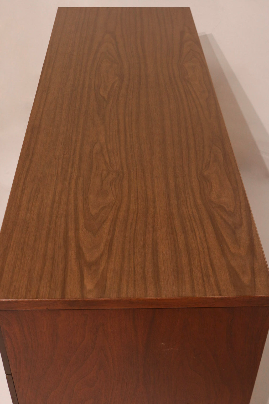 Mid Century Modern Walnut Wood 6 Drawers Dresser By Stanley
