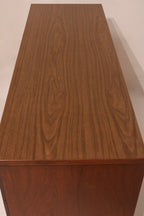 Mid Century Modern Walnut Wood 6 Drawers Dresser By Stanley