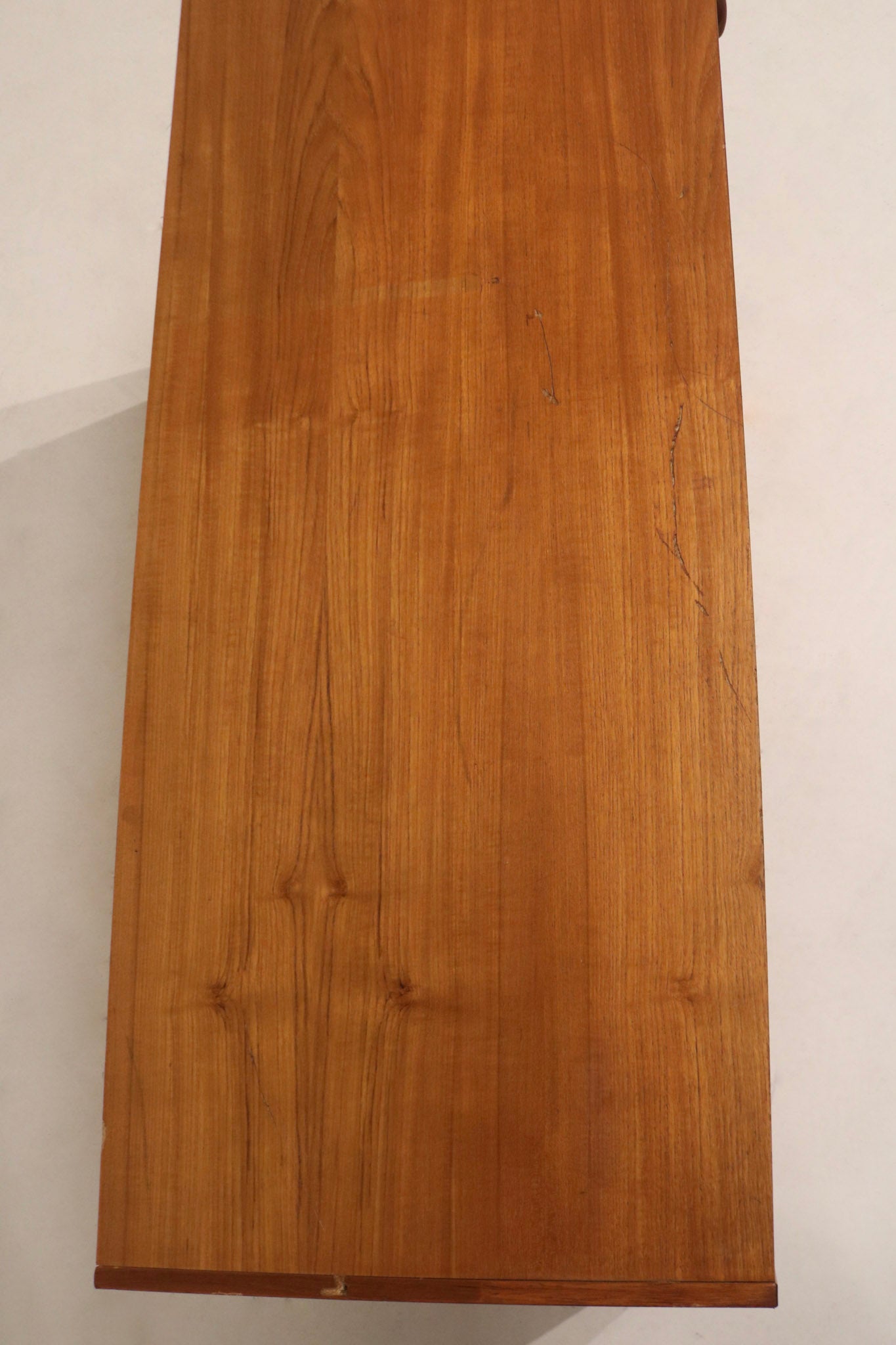 Danish Mid-Century Modern Teak  Storage Credenza By Domino Mobler