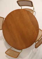 Dining Set With 4 Cesca Chair And Solid Oak Wood Table