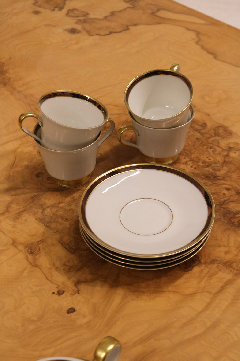 Set Of 31 Porcelain Dining Plates Dishes And Coffee Cups By Heinrich & Co.