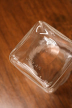 Set Of Vintage Crystal And Glass Barware And Serving Brass Tray