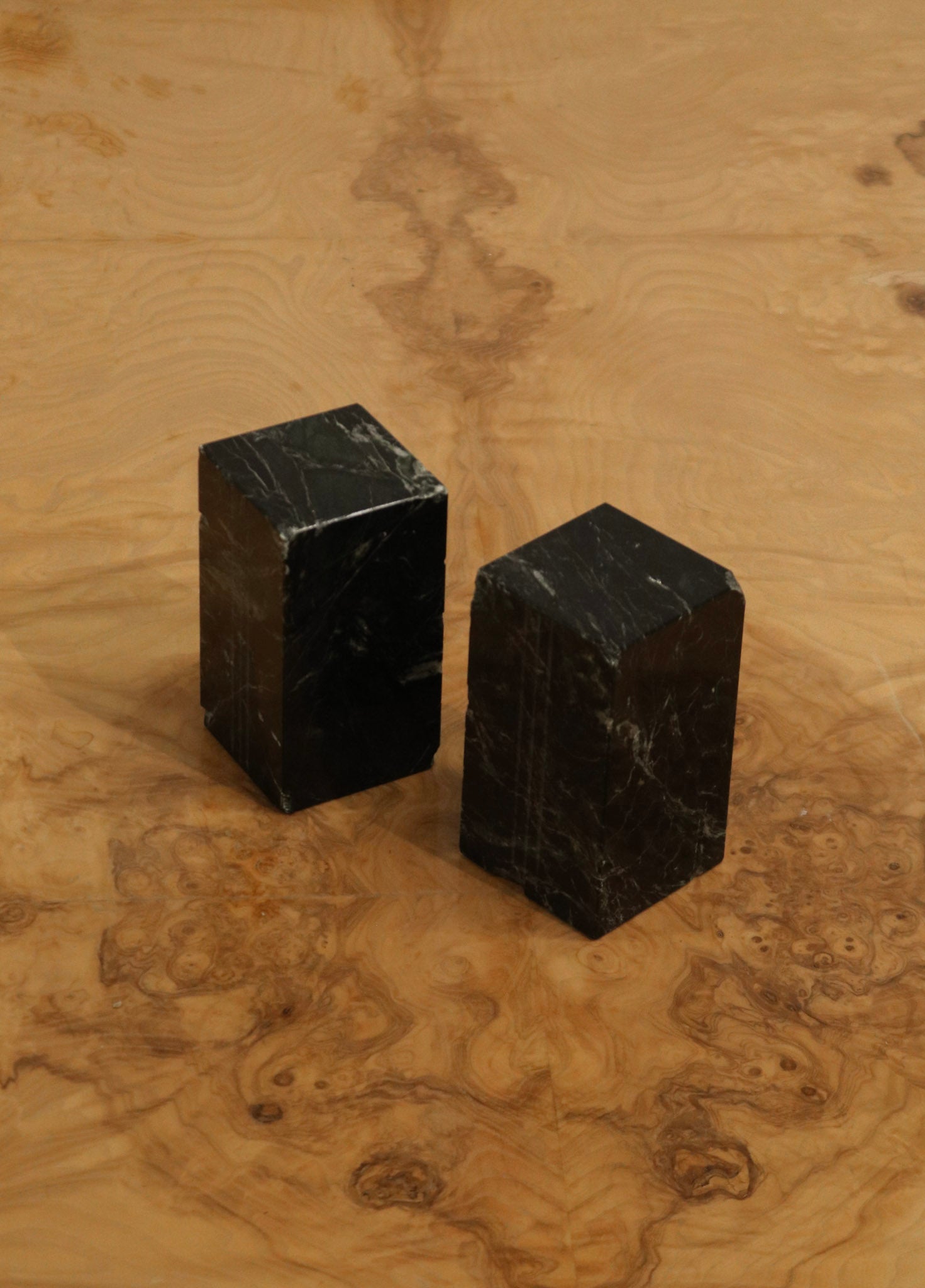 Vintage Marble Cubes Decorative Bookends