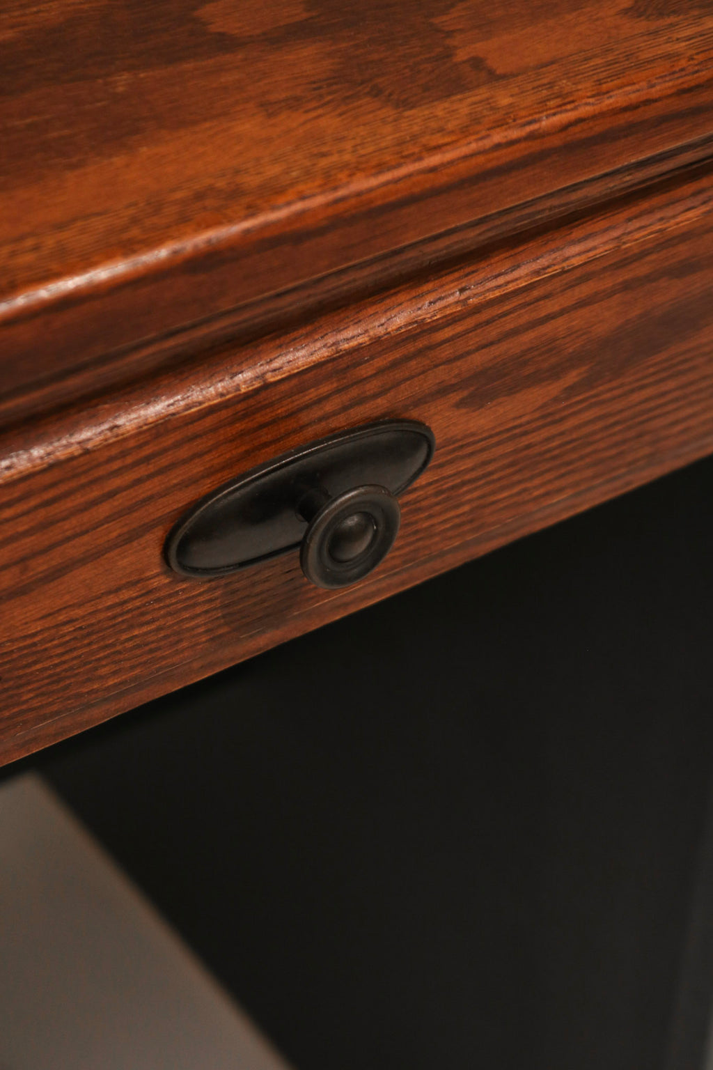 Rustic Vintage Wooden Table Desk With Drawers