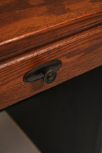 Rustic Vintage Wooden Table Desk With Drawers
