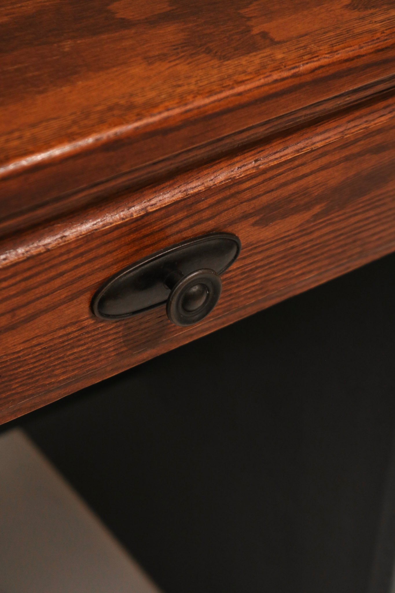 Rustic Vintage Wooden Table Desk With Drawers