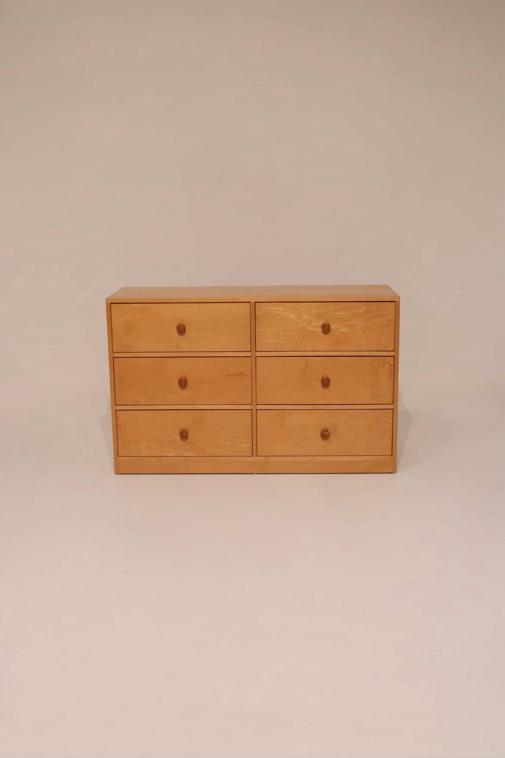 Vintage Solid Wood 6 Drawers Dresser