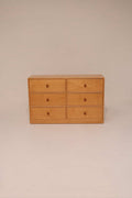 Vintage Solid Wood 6 Drawers Dresser