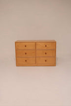 Vintage Solid Wood 6 Drawers Dresser