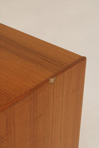 Danish Mid-Century Modern Teak  Storage Credenza By Domino Mobler