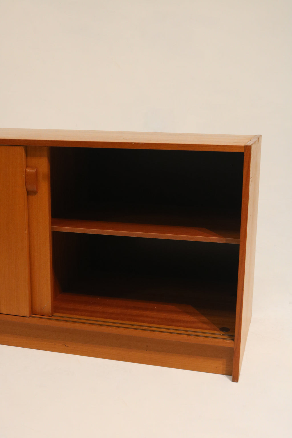 Danish Mid-Century Modern Teak  Storage Credenza By Domino Mobler