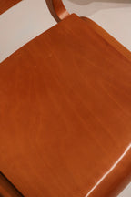 Set Of 4 Hardwood Plywood Campus Dining Chairs