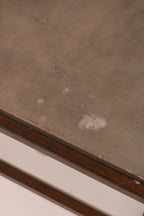 Industrial Concrete And Metal Coffee Table