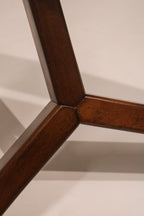 West Elm Mcm Wooden Glass Coffee Table
