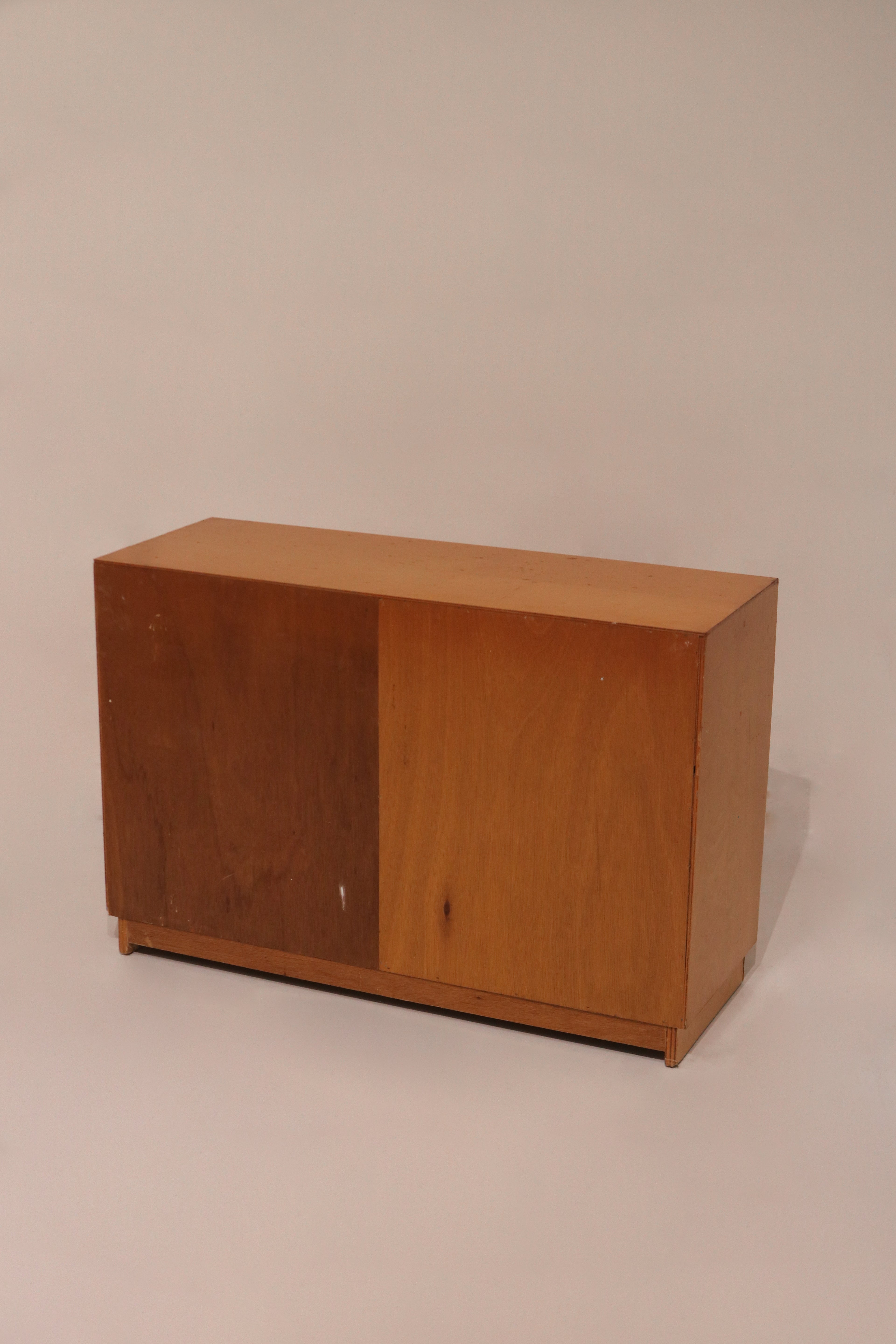 Vintage Oak Wood Lowboy 6 Drawers Dresser