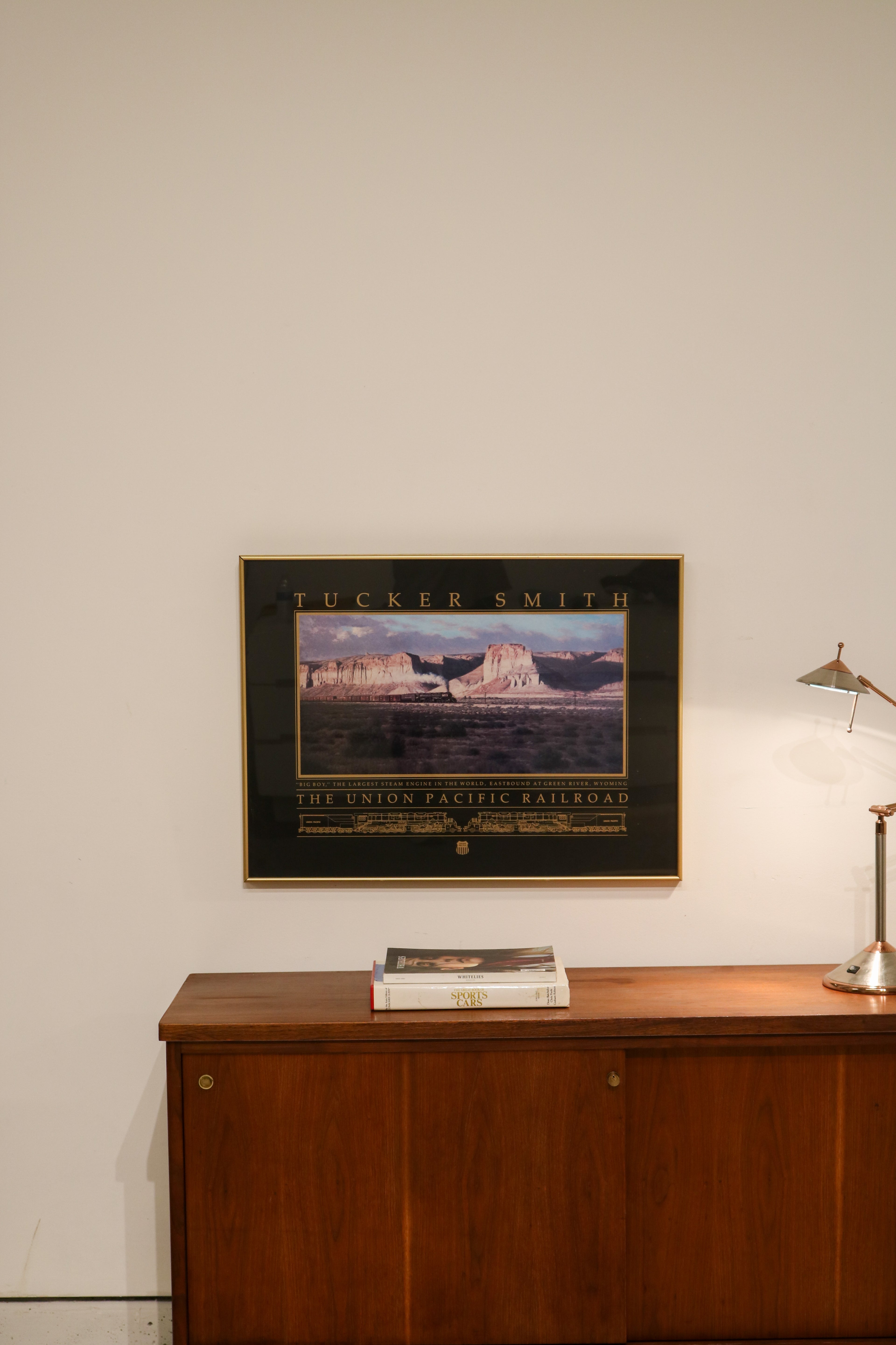 Framed Vintage Trucker Smith Printed Poster