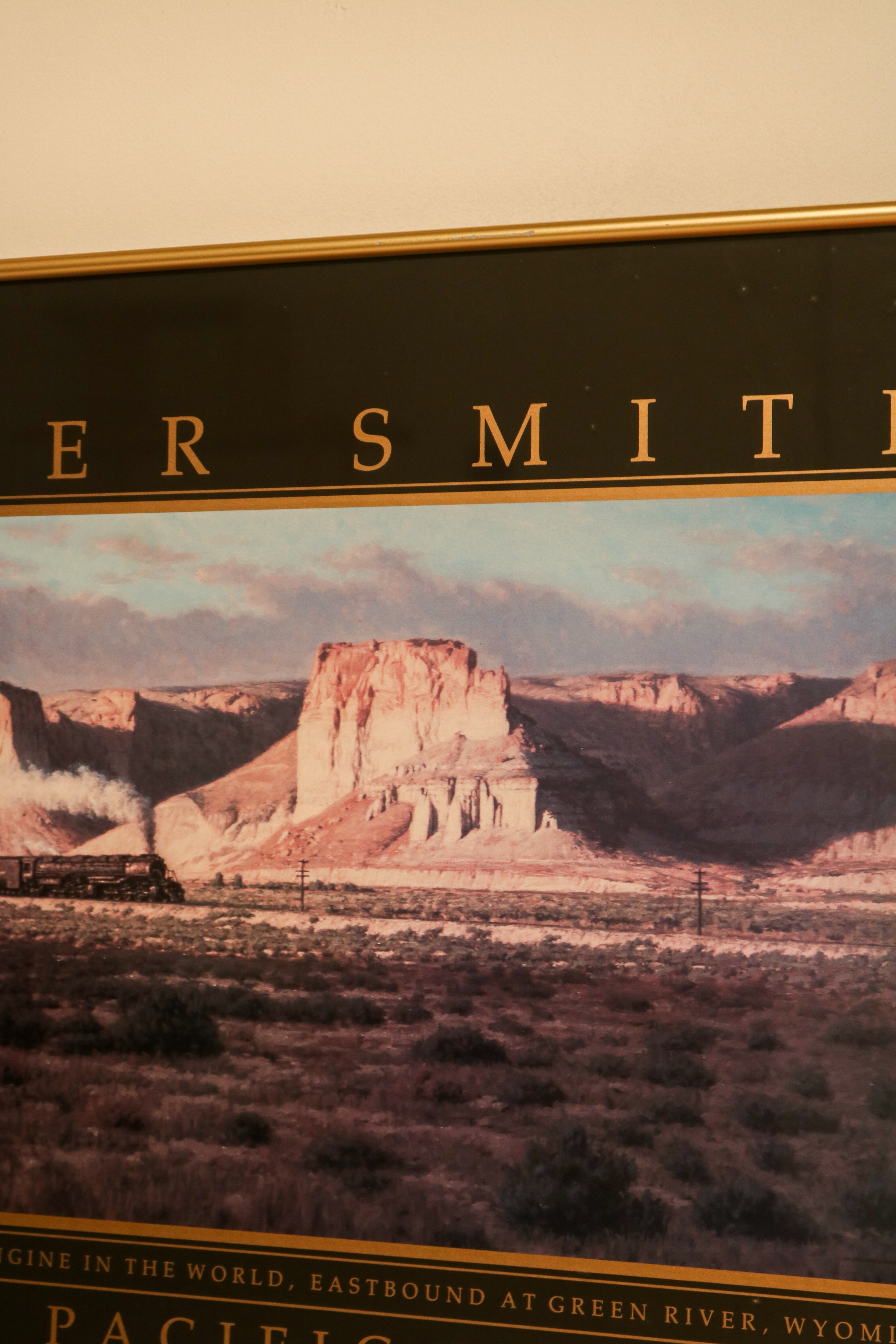 Framed Vintage Trucker Smith Printed Poster