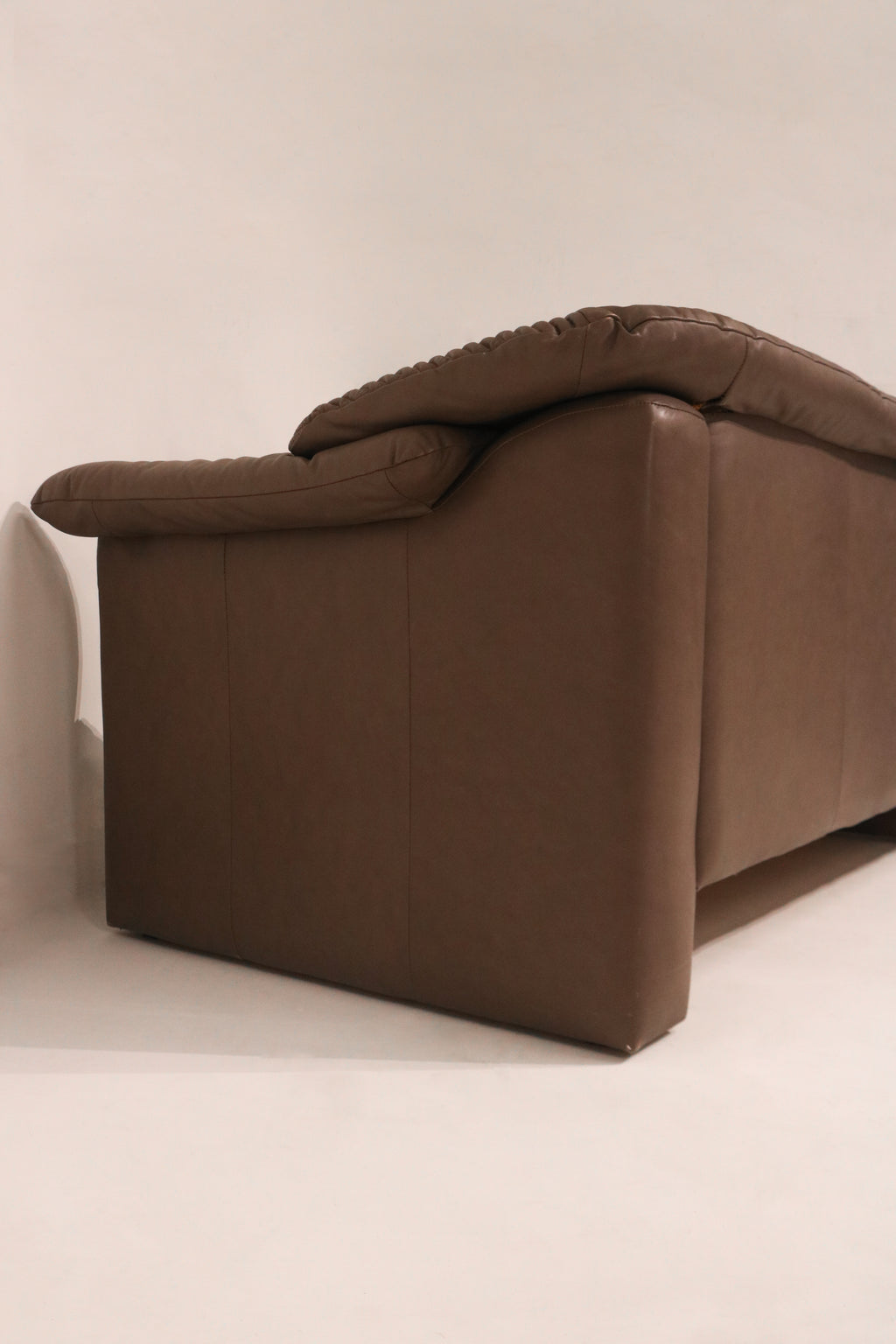 Vintage Leather Loveseat Sofa Couch