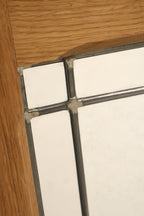 Vintage Danish Oak Wall Mirror Henning Kjaernulf