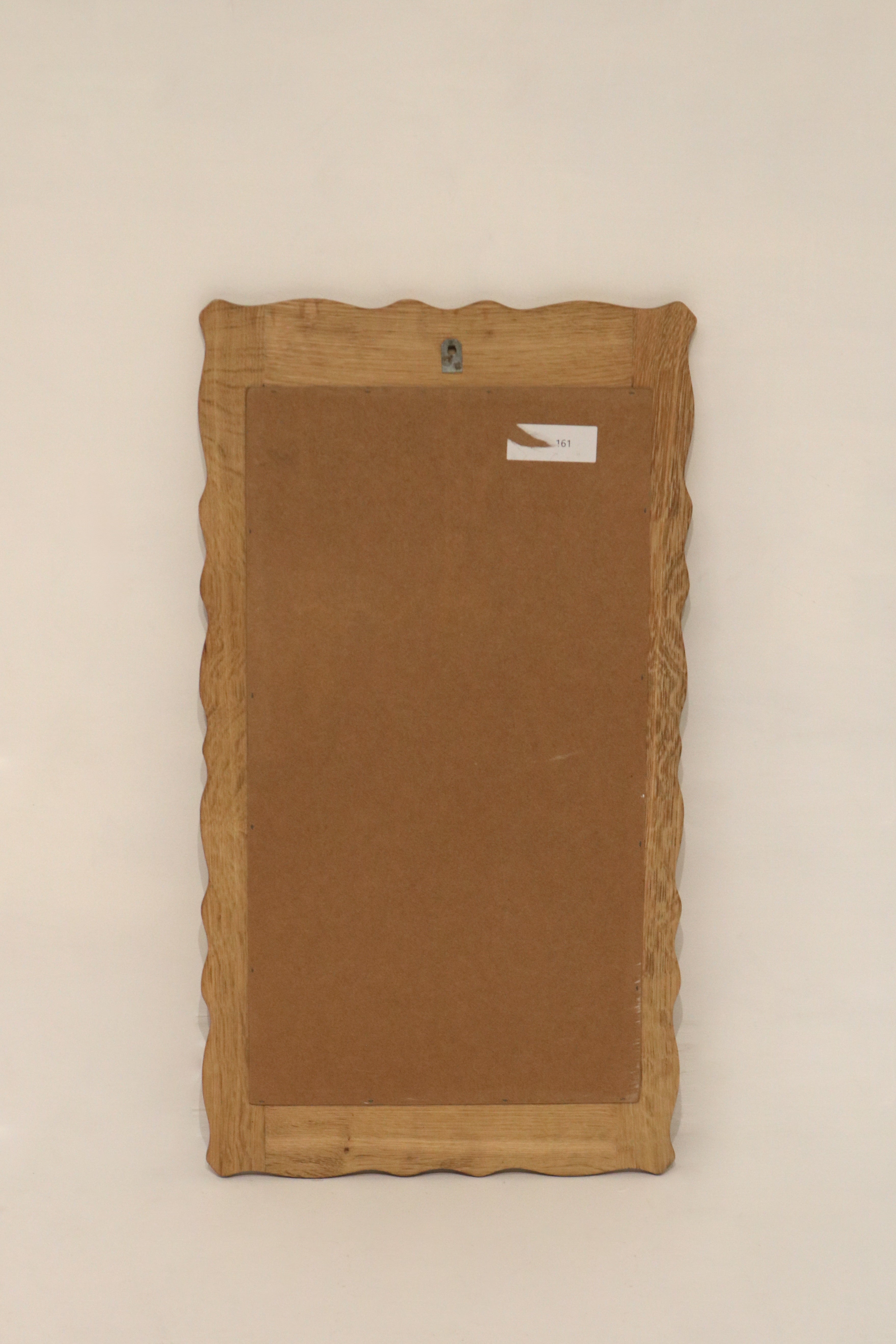 Vintage Danish Oak Wall Mirror Henning Kjaernulf