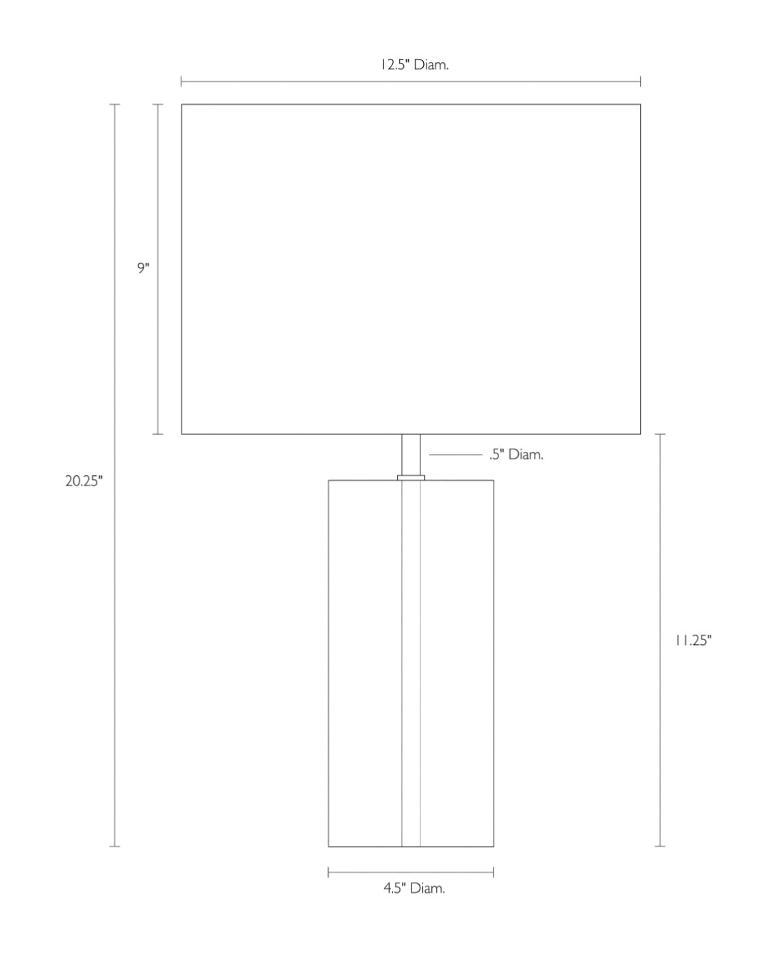 Room&amp;Board Table Desk Modern Lamp