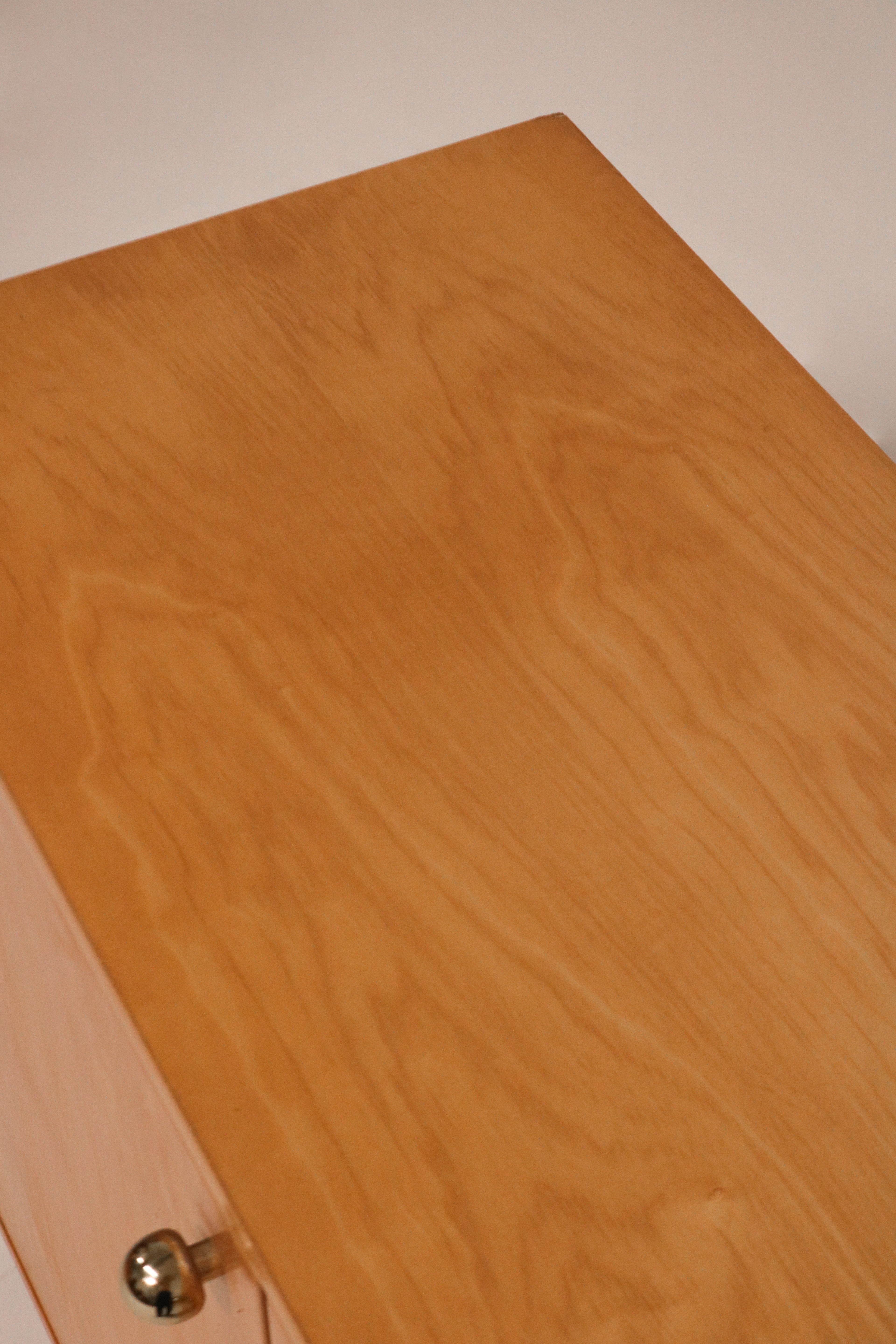 Vintage Solid Oak Wood Cabinet Storage