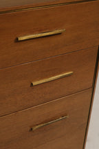 Vintage Oak Wood 6 Drawers Dresser By John Stuart Grand Rapids New York