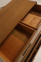 Vintage Oak Wood 6 Drawers Dresser By John Stuart Grand Rapids New York