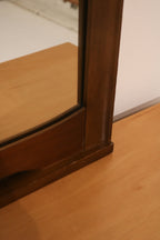 Mcm Walnut Wood Mirror