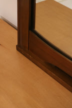 Mcm Walnut Wood Mirror