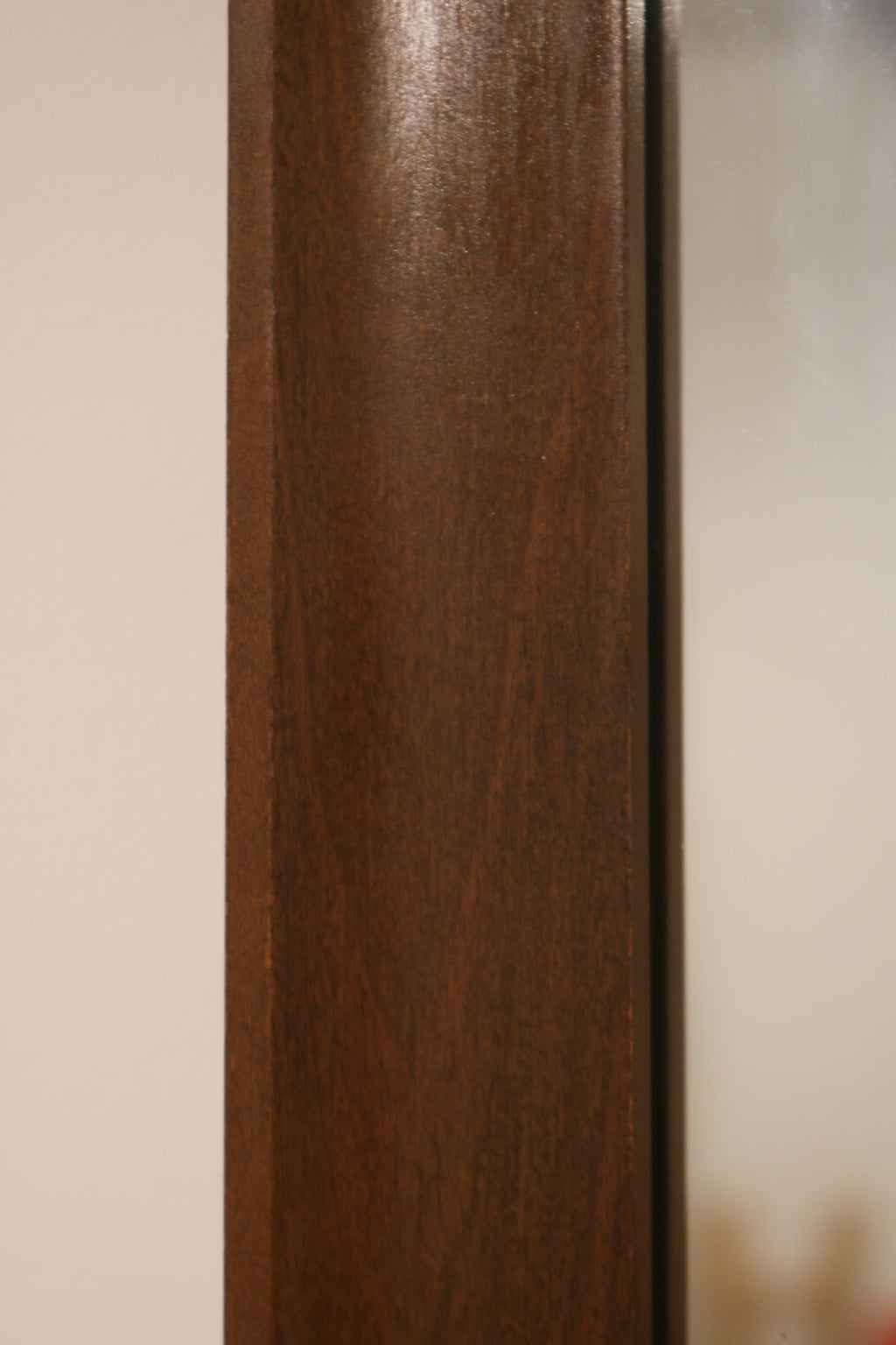 Mcm Walnut Wood Mirror