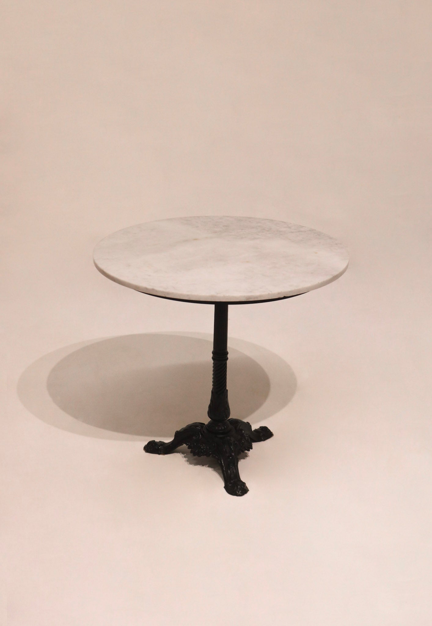 Vintage Marble Bistro Table Made In Italy