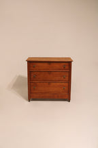 1900s Antique Cherry Pine Dresser Victorian 3 Drawer