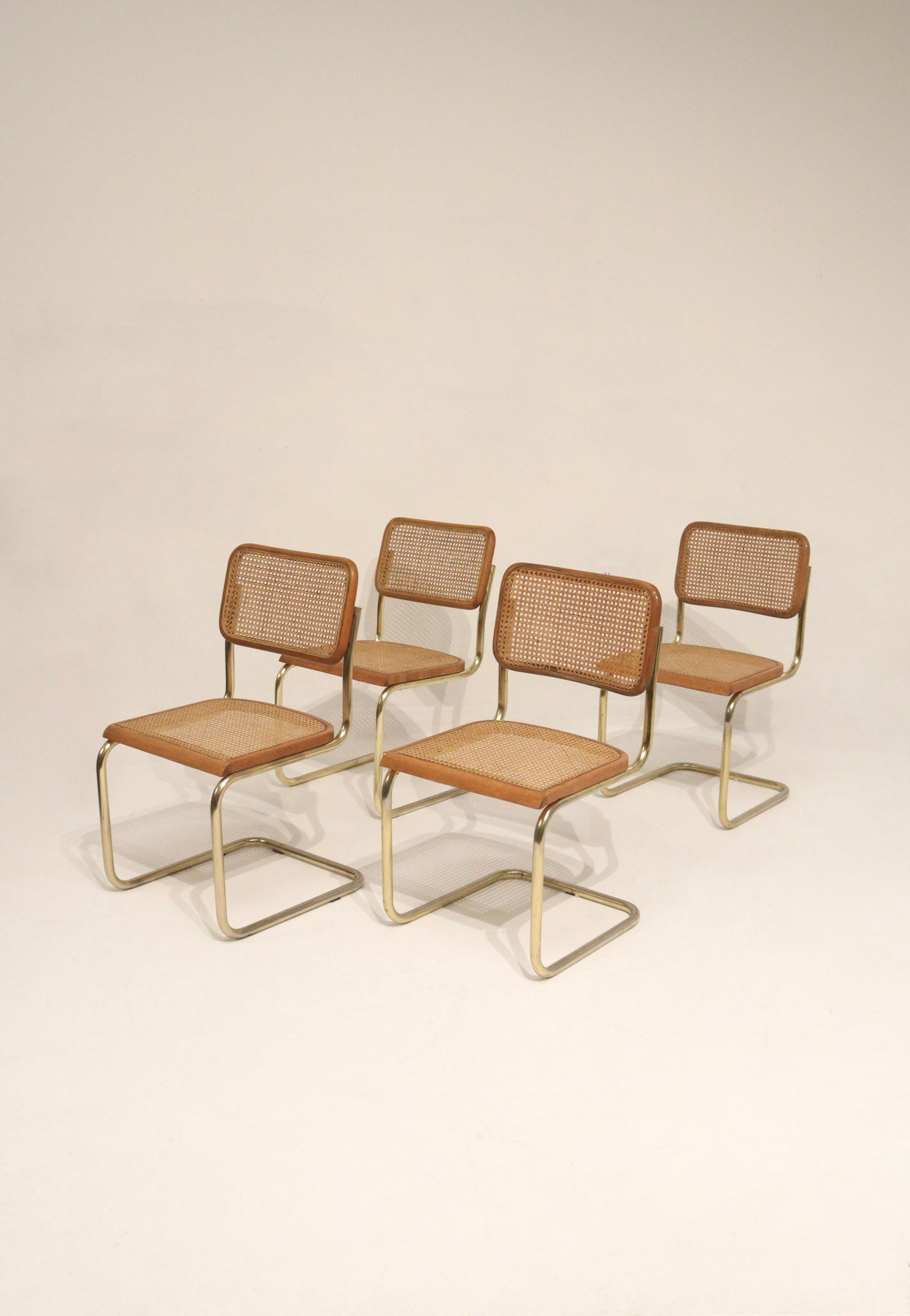 Set Of 4 Marcel Breuer Cesca Chairs