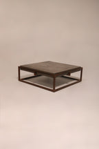 Industrial Concrete And Metal Coffee Table