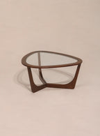 West Elm Mcm Wooden Glass Coffee Table