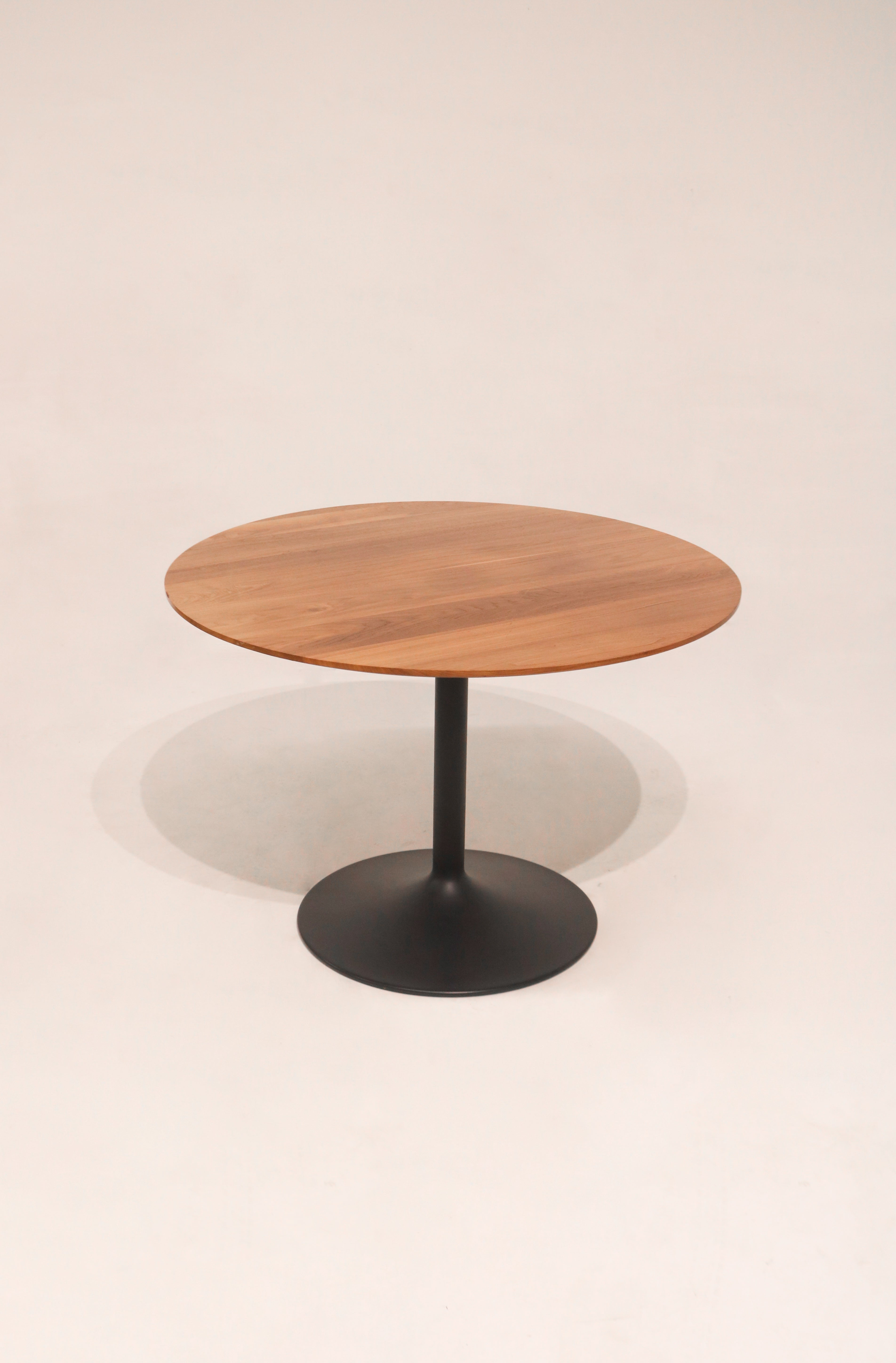 Room & Board Round Walnut Wood Dining Table