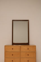 Mcm Walnut Wood Mirror