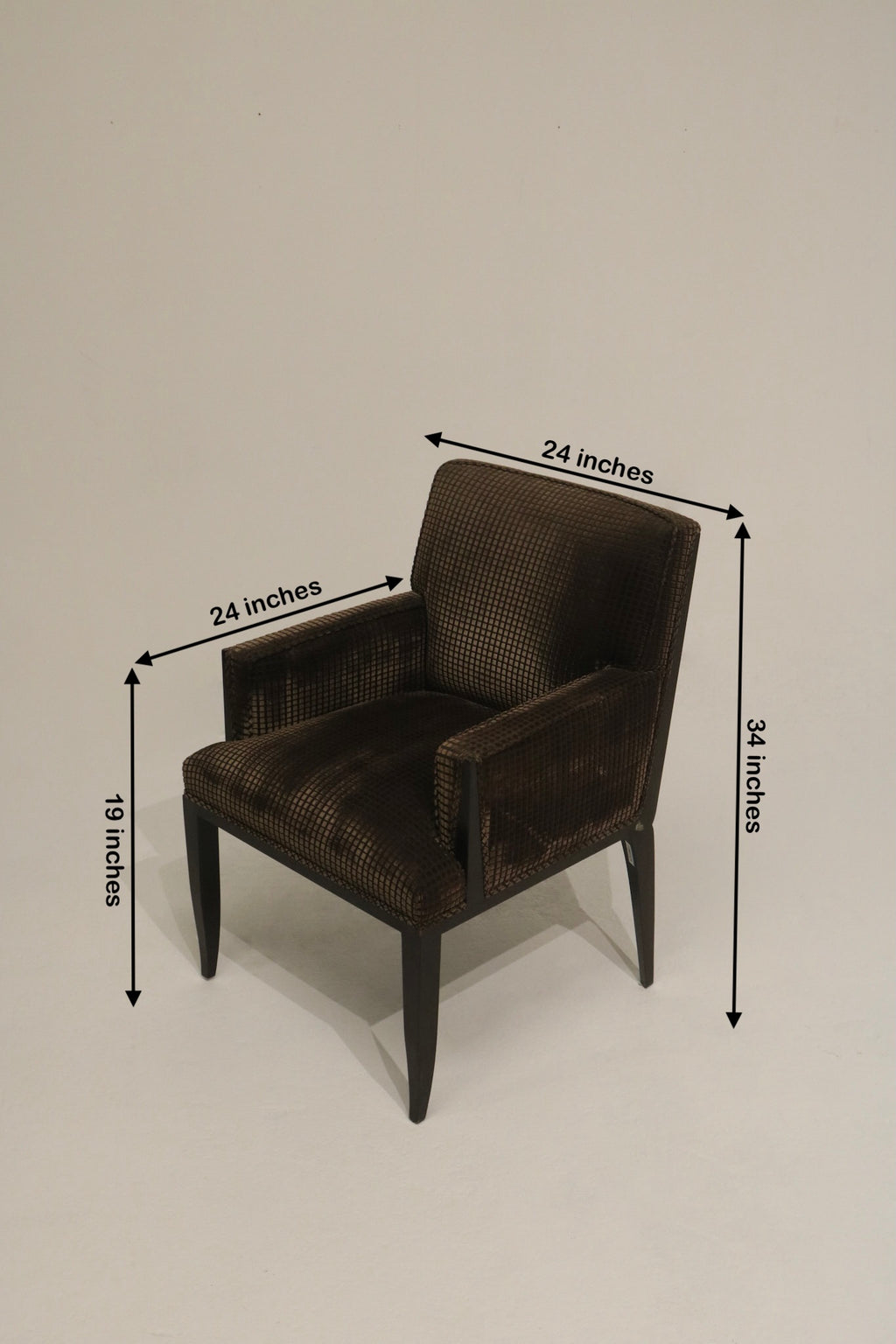 Set Of 6 Mattaliano Upholstered Contemporary Dining Chairs