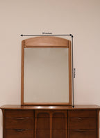Vintage Wooden Stand Wall Mirror