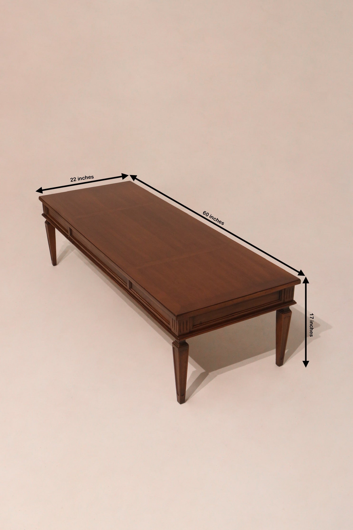 Thomasville Vintage Solid Wood Coffee Table