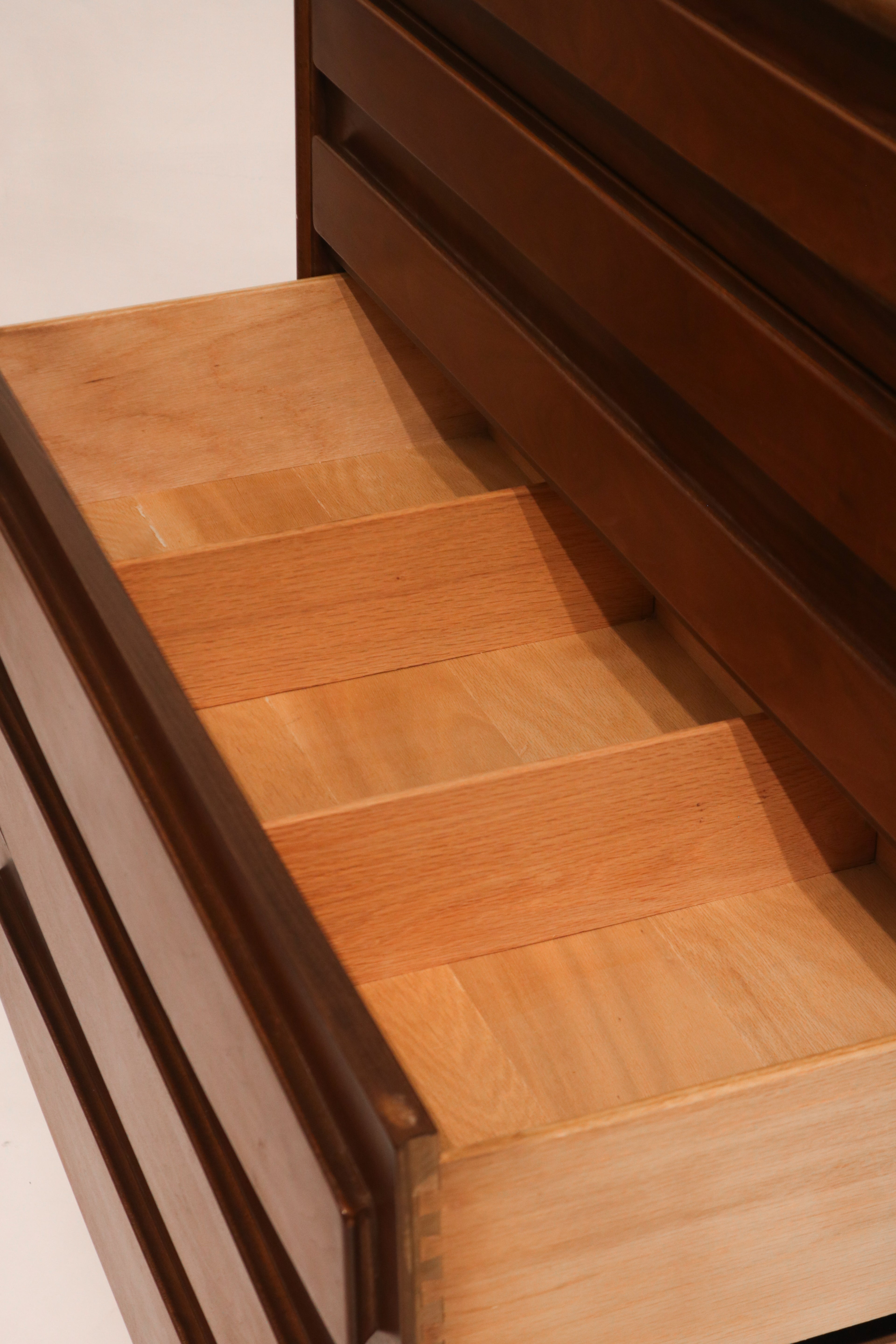 Angled top view showing clean lines and solid wood edges